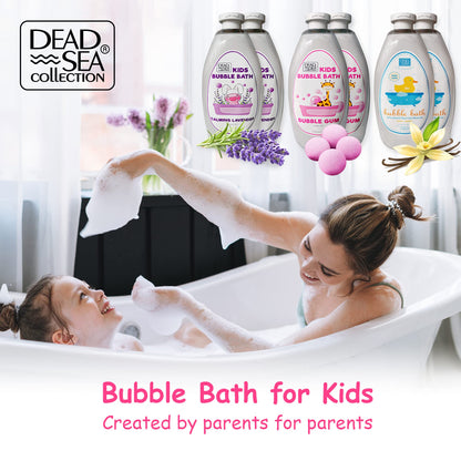 Dead Sea Collection Bubble Bath for Kids - Bubble Gum Scent, 2 x 33.8 fl oz