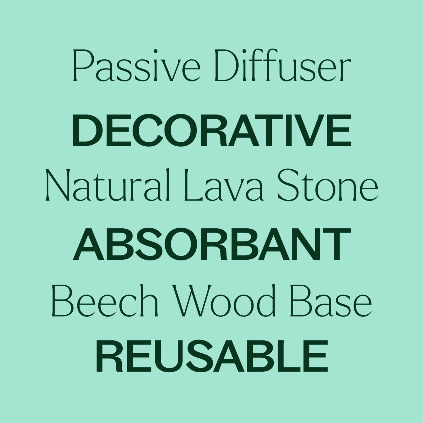 Plant Therapy Lava Rock Passive Diffuser – Essential Oils for Home, Office, Car