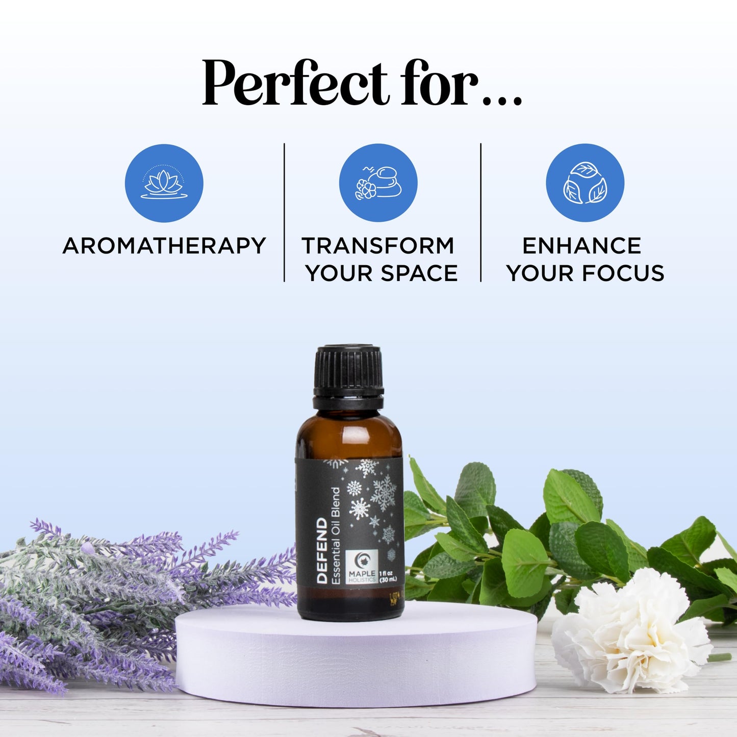 Defend Cleaning Essential Oil Blend — Pure Natural Purification for Diffusers