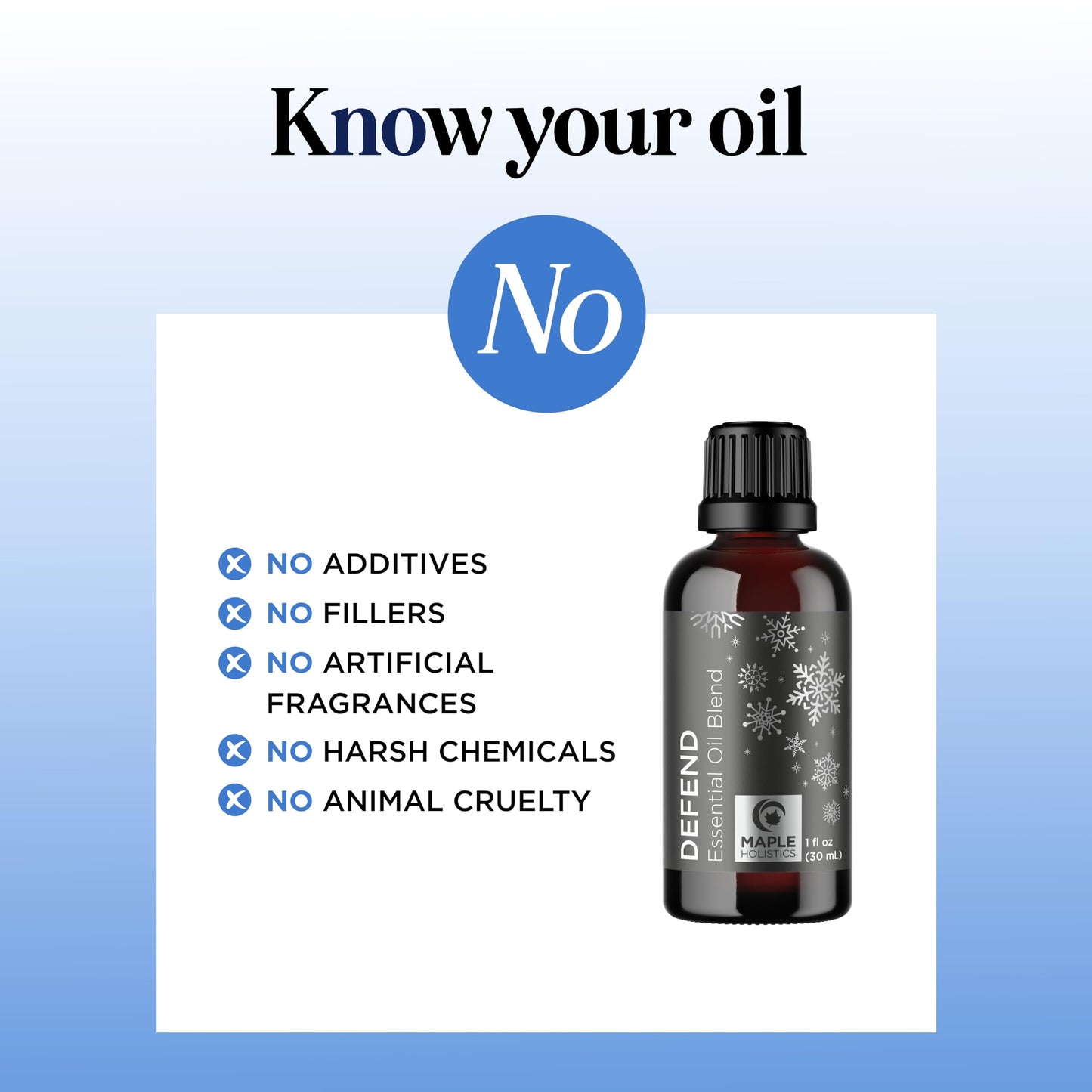 Defend Cleaning Essential Oil Blend — Pure Natural Purification for Diffusers