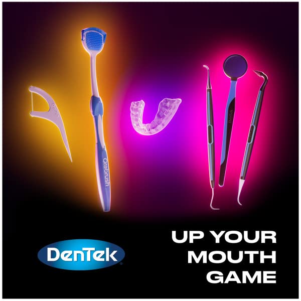 DenTek Cross Flosser Plaque Control Floss Picks – X-Shaped Floss, Fluoride, 75 Count (Pack of 2)