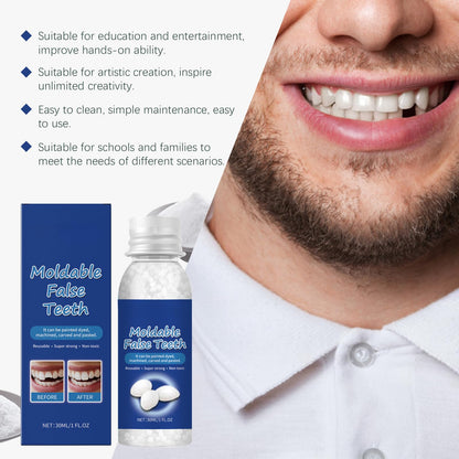 Dental Filling Beads (30ML/1FL.OZ) | Temporary Tooth Filling Kit for Cavities | Comfort-Focused DIY Solution