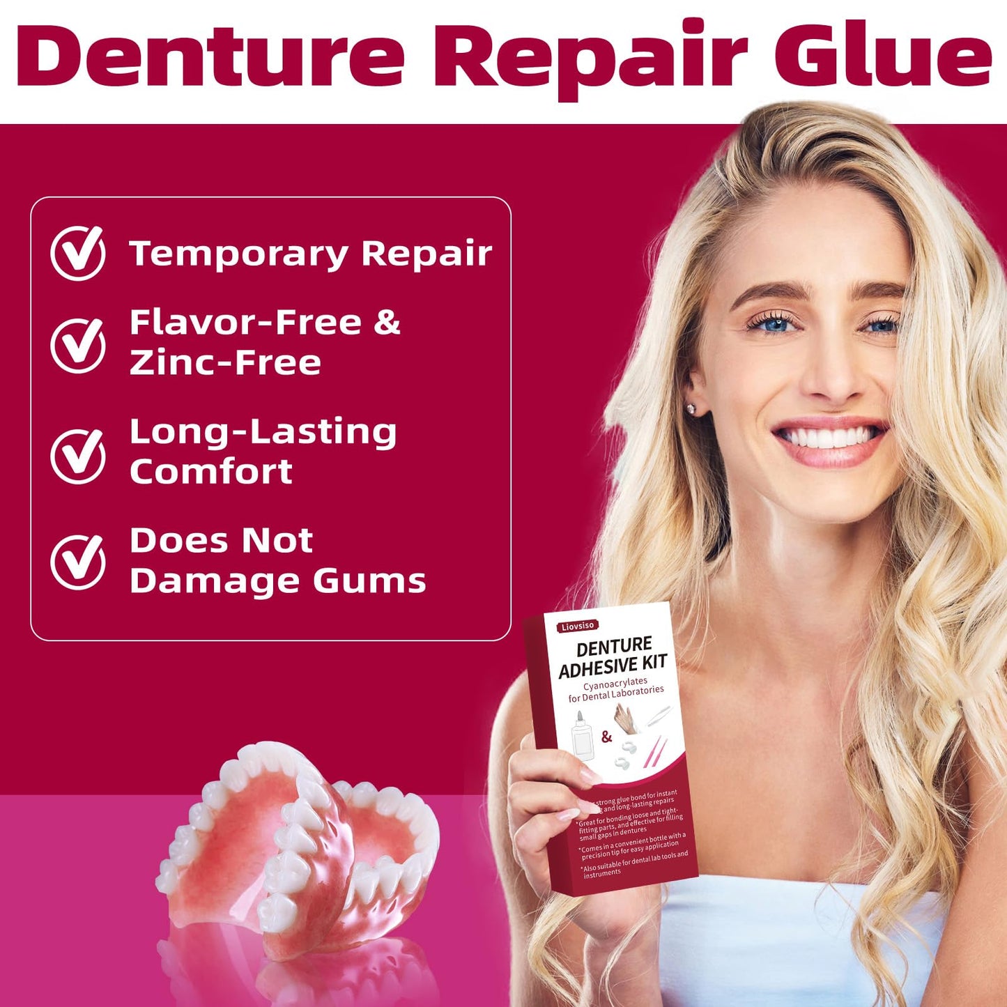 Dental Lab Instant Bond Gel (1oz) – Quick Adhesive for Lab Tools