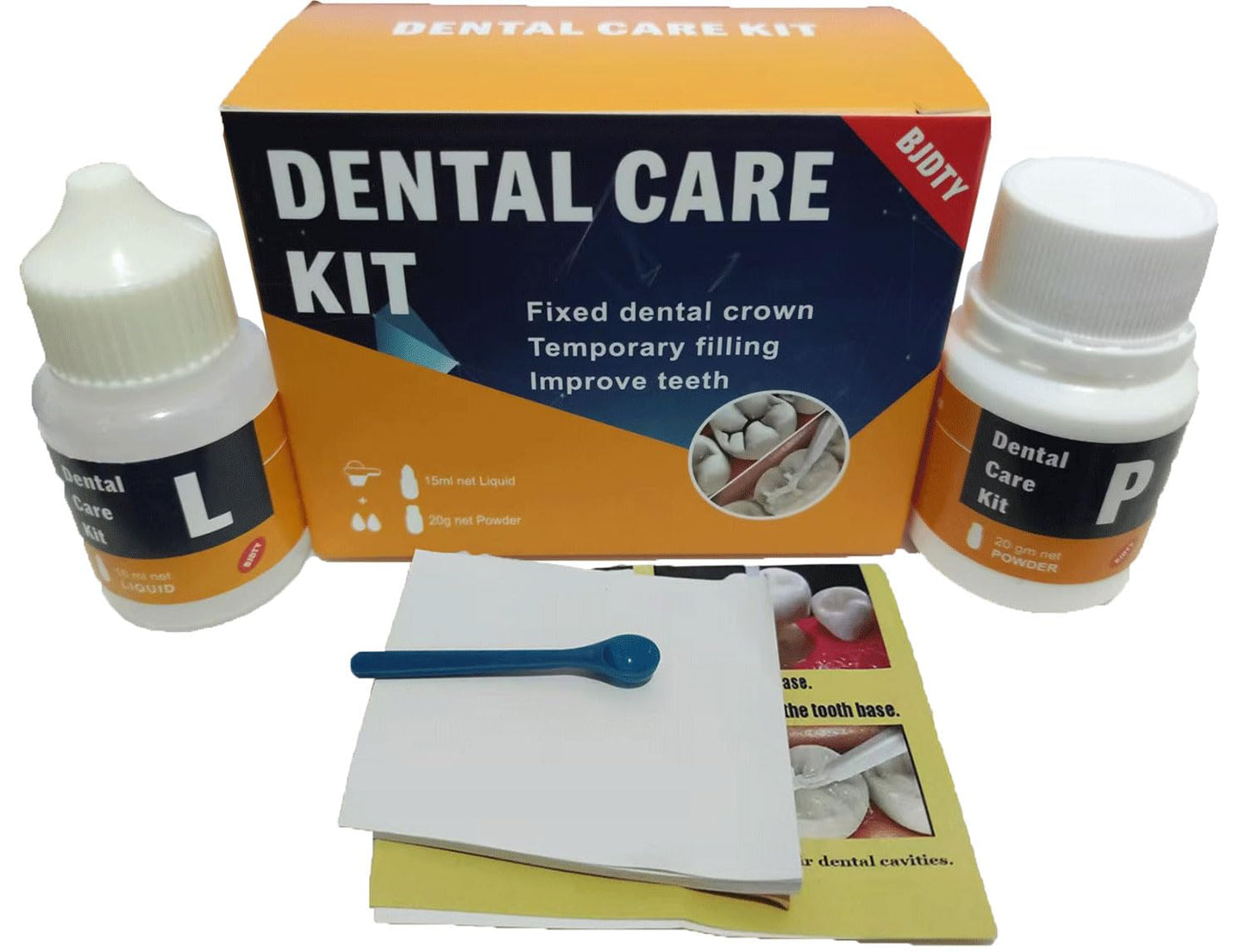 Dental Restoration Kit: Zinc Oxide Eugenol Cement for Temporary Crowns & Bridges