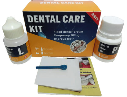 Dental Restoration Kit: Zinc Oxide Eugenol Cement for Temporary Crowns & Bridges
