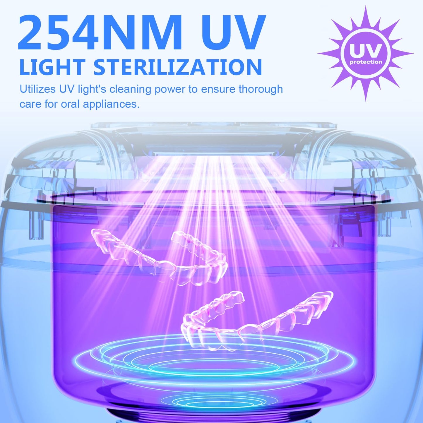 Dental Ultrasonic Retainer Cleaner Machine – 45kHz, 200ML