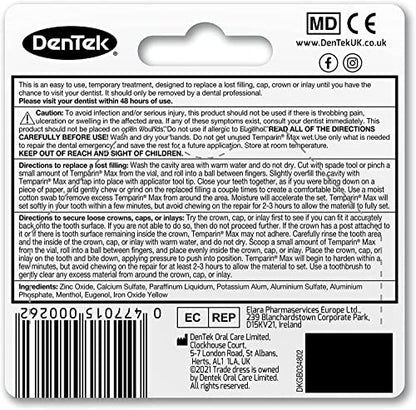 DenTek Temparin Filling Material – Single Item (Temporary Tooth Filling)