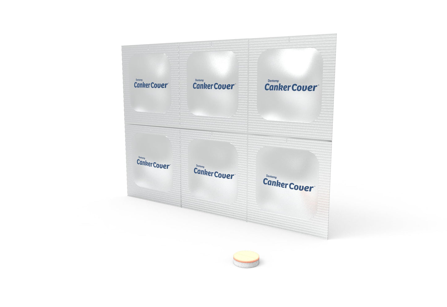 Dentemp Canker Cover – Canker Sore Pain Relief Tablets (6 Count)