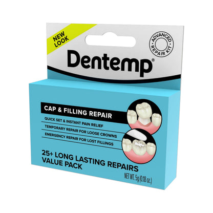 Dentemp Maximum Strength Lost Filling & Loose Cap Repair Kit – Instant Pain Relief