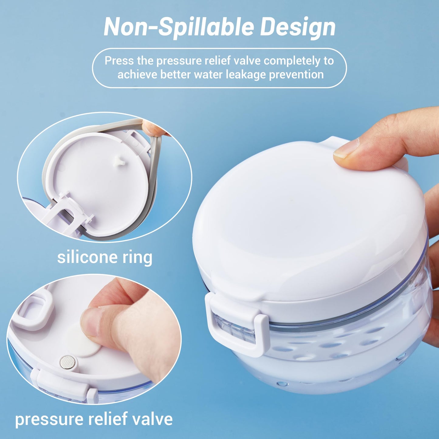 Automatic Rising Denture Bath Box Cup – Clean for Dentures & Braces