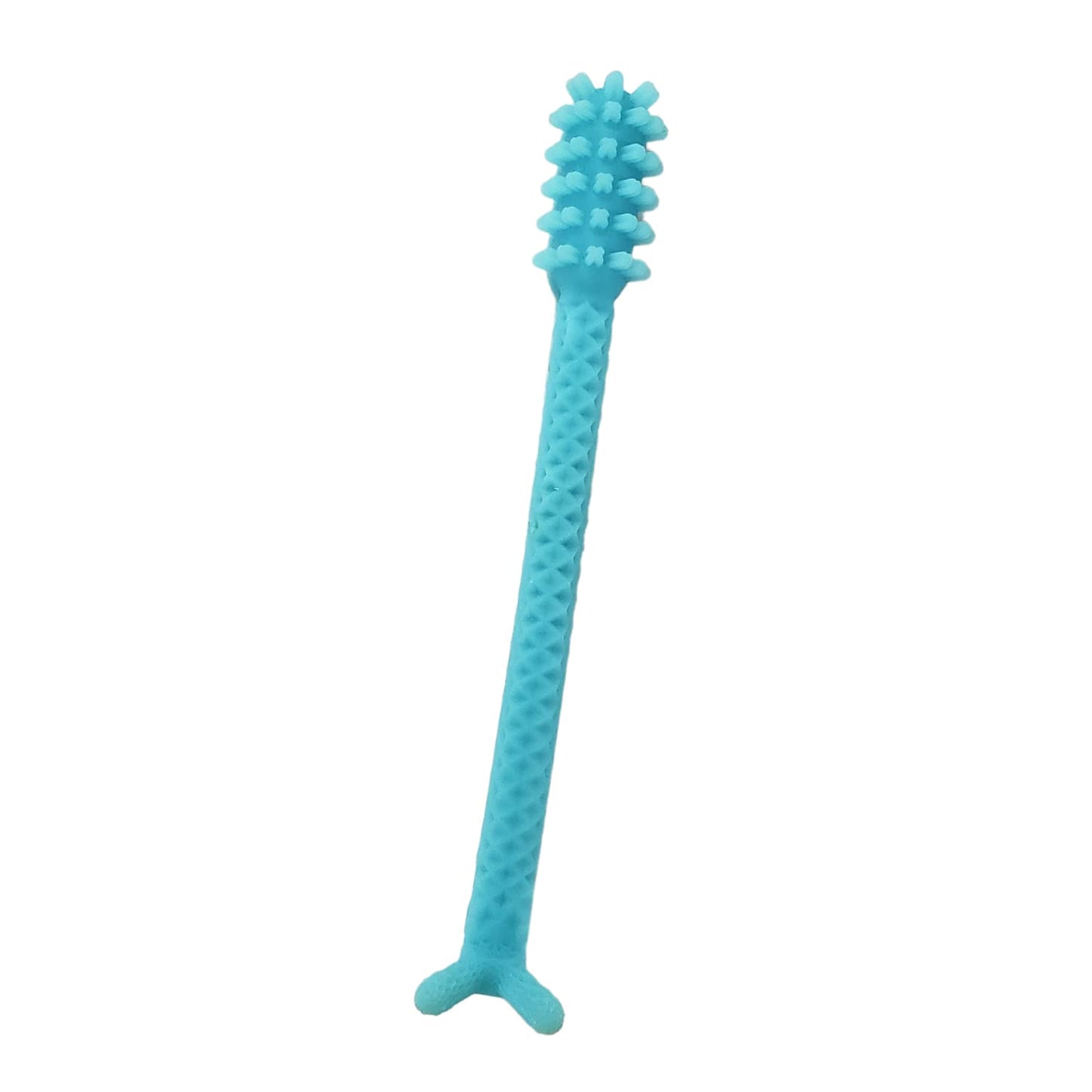 Denture Dart V4 Hard Plastic Denture Brush | Gel Adhesive Remover | Textured Grip