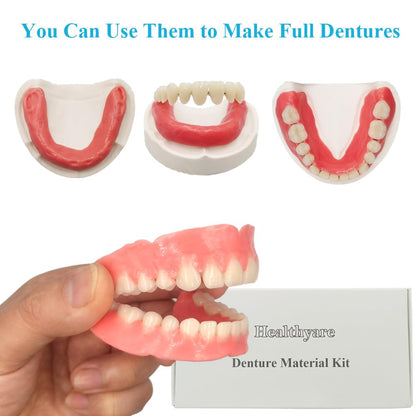 Denture Material Kit for Repairing Missing Teeth | DIY Full Dentures