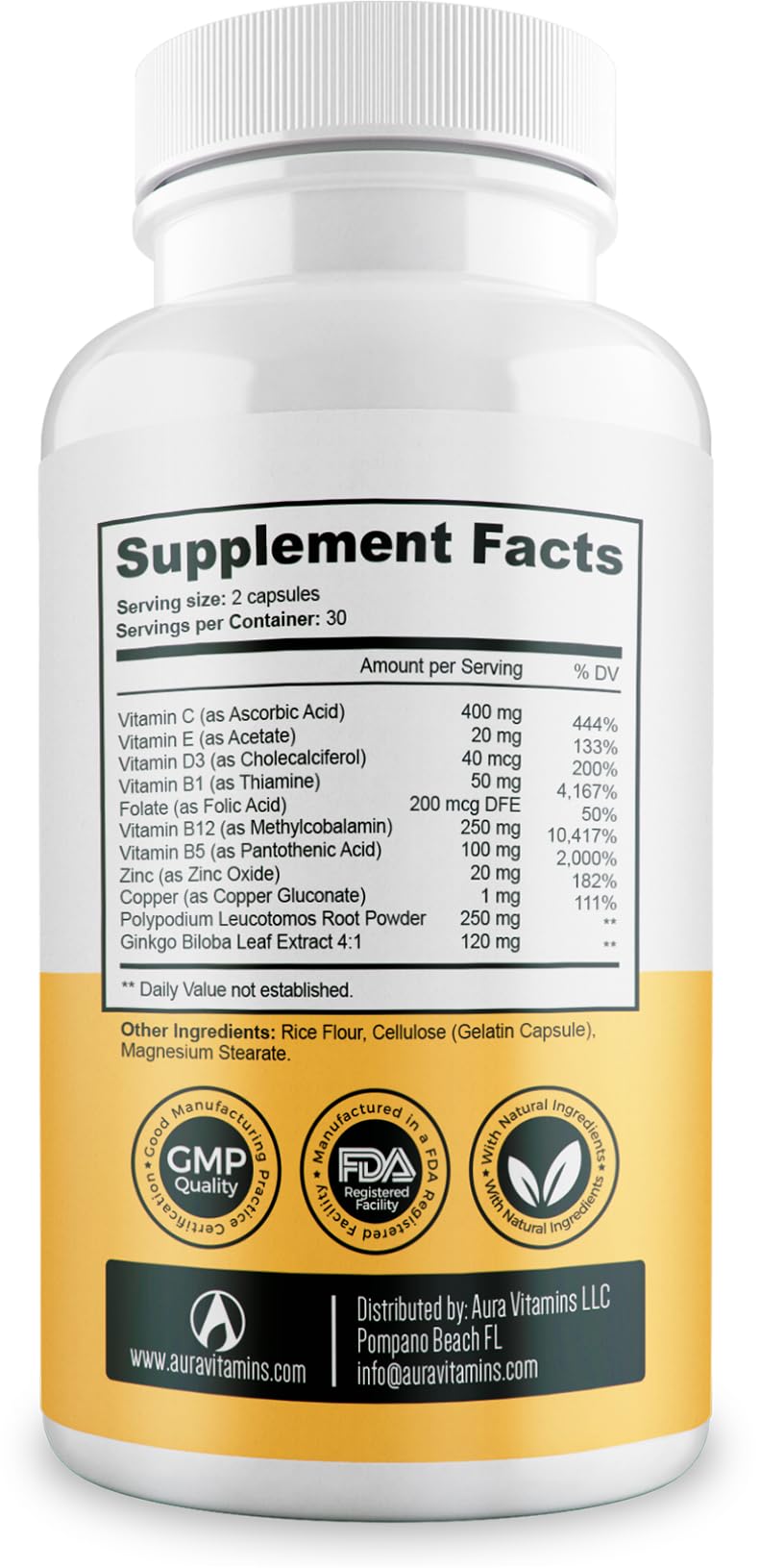 Dermawonder Vitiligo Capsules 60 Count | Effective Pigmentation Support & White Spot Reduction
