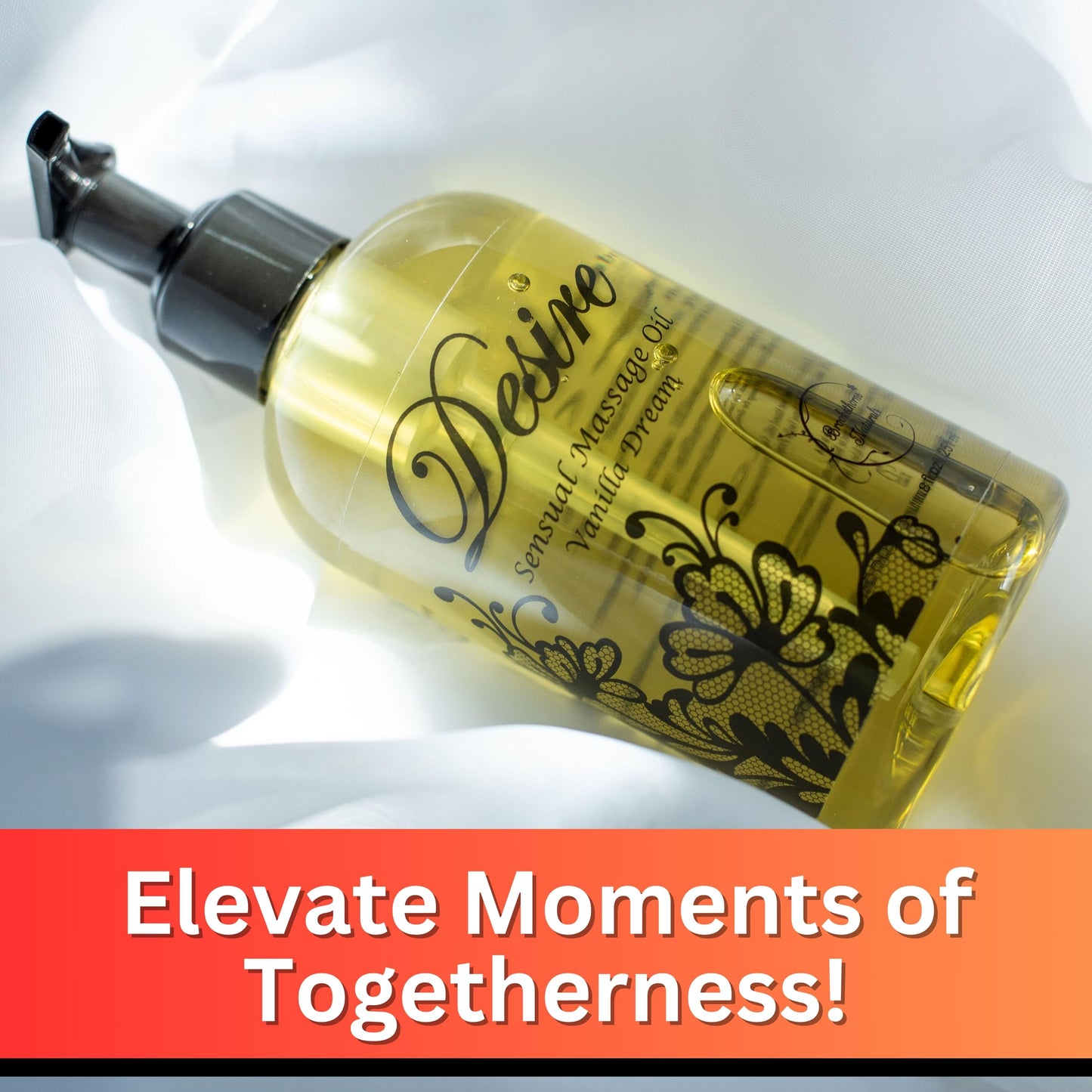 Desire Sensual Massage Oil for Date Night - All-Natural 8oz for Couples