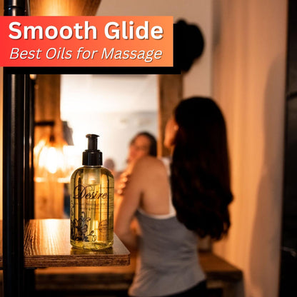 Desire Sensual Massage Oil for Date Night - All-Natural 8oz for Couples