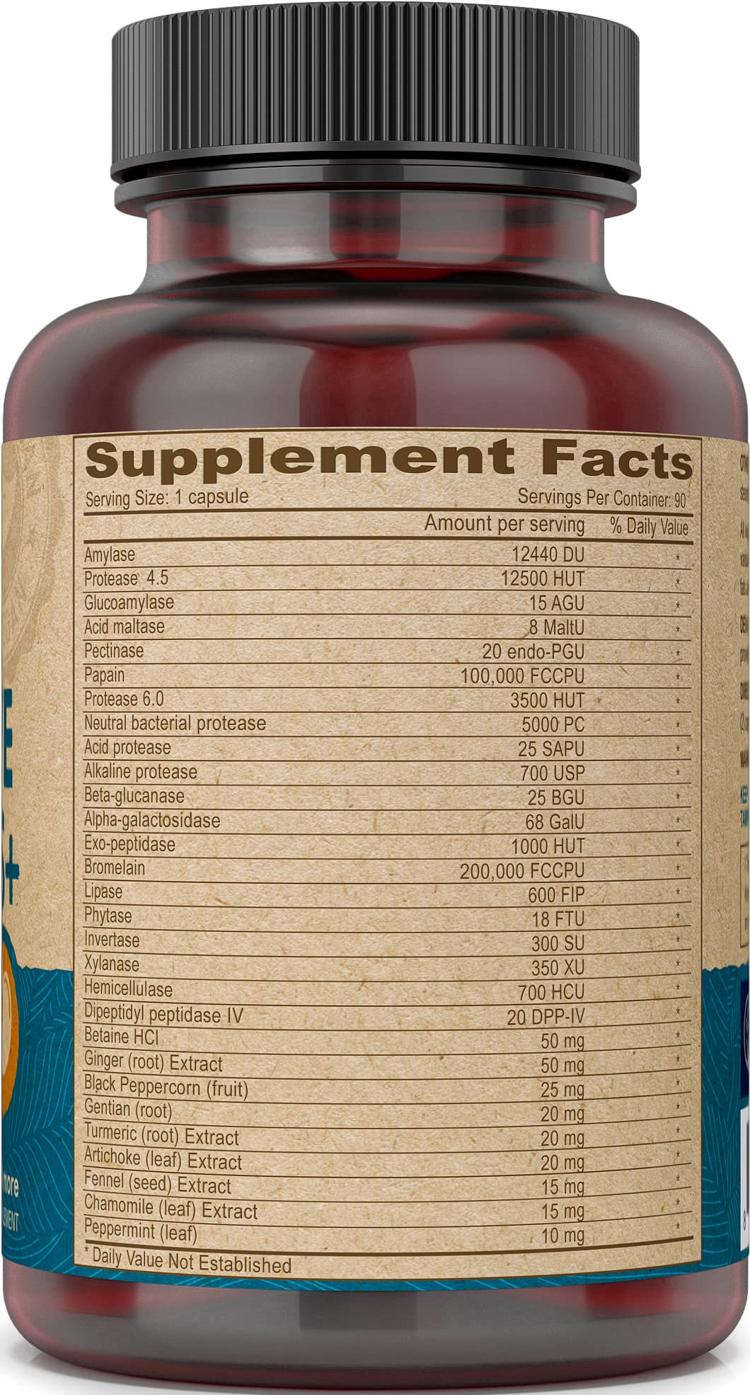 DEVA Vegan Digestive Enzymes Plus Supplement - 90 Capsules