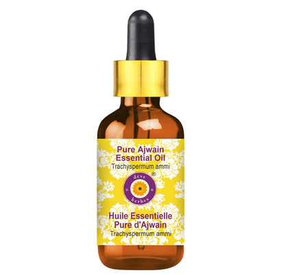 Deve Herbes Ajwain Essential Oil 5ml – Amber Glass Bottle