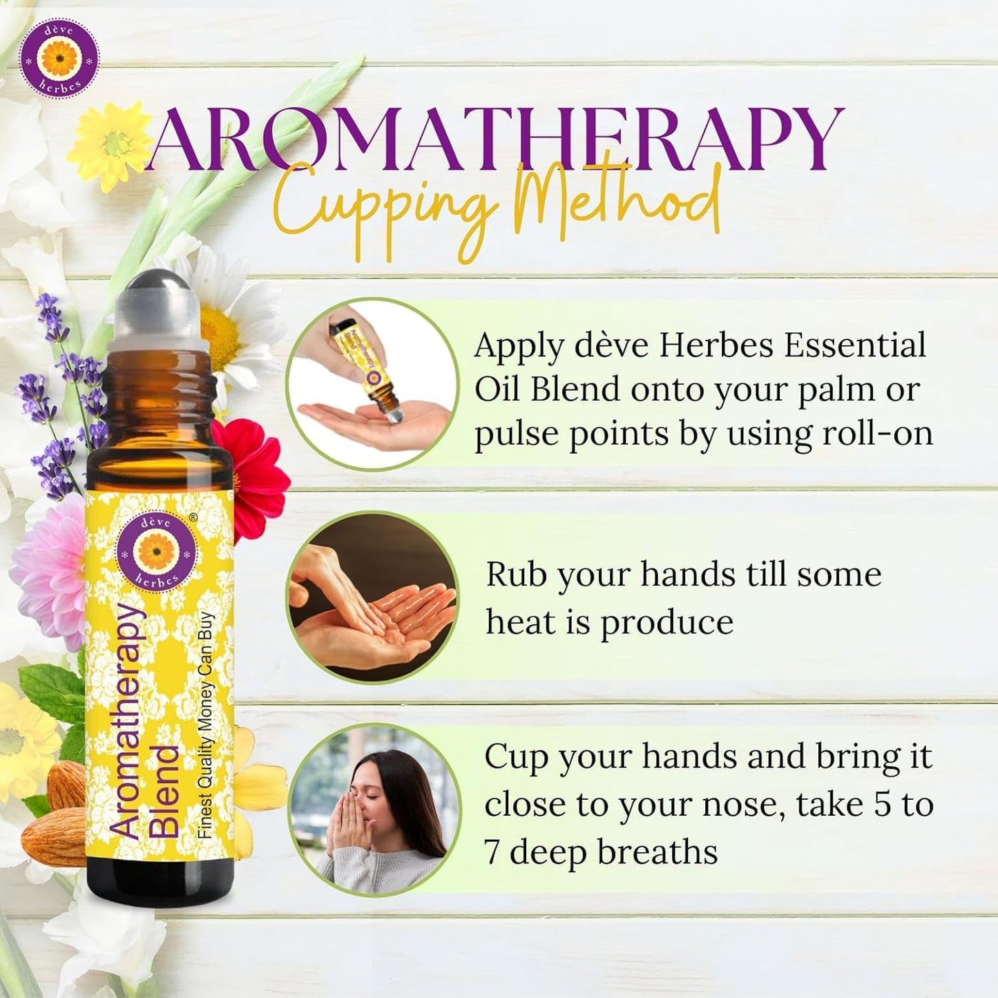 déve herbes Pure Reset – Aromatherapy Essential Oil Blend for Body & Mind (10ml Roll-On)