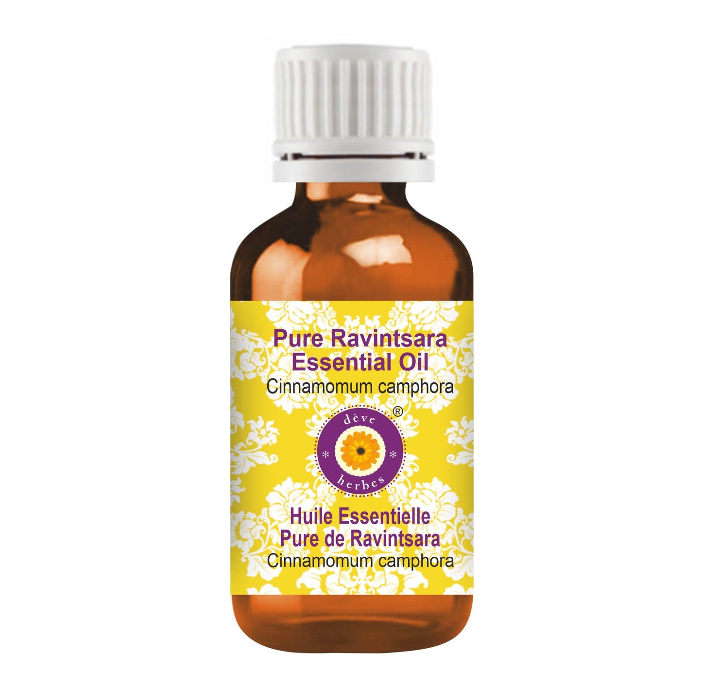 dève herbes Ravintsara Essential Oil (Cinnamomum camphora) - Pure, Steam Distilled 2ml