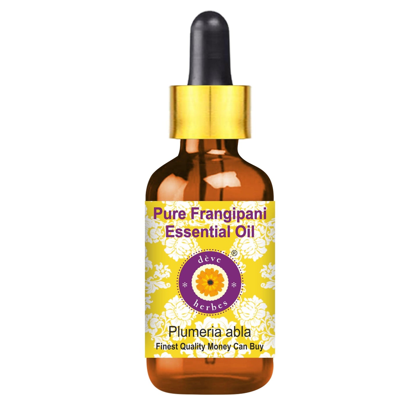 Frangipani Essential Oil (Plumeria alba) 5ml – Glass Dropper | Pure & Lightweight