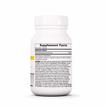 Integrative Therapeutics DHEA-25 - 60 Capsules - Vegan, Gluten-Free & Dairy-Free