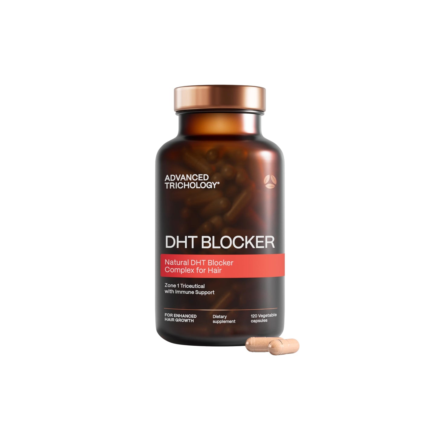 DHT Blocker - Hair Growth Supplement for Genetic Thinning | AHLA Approved | 20 Years of Hair Loss Clinic Experience