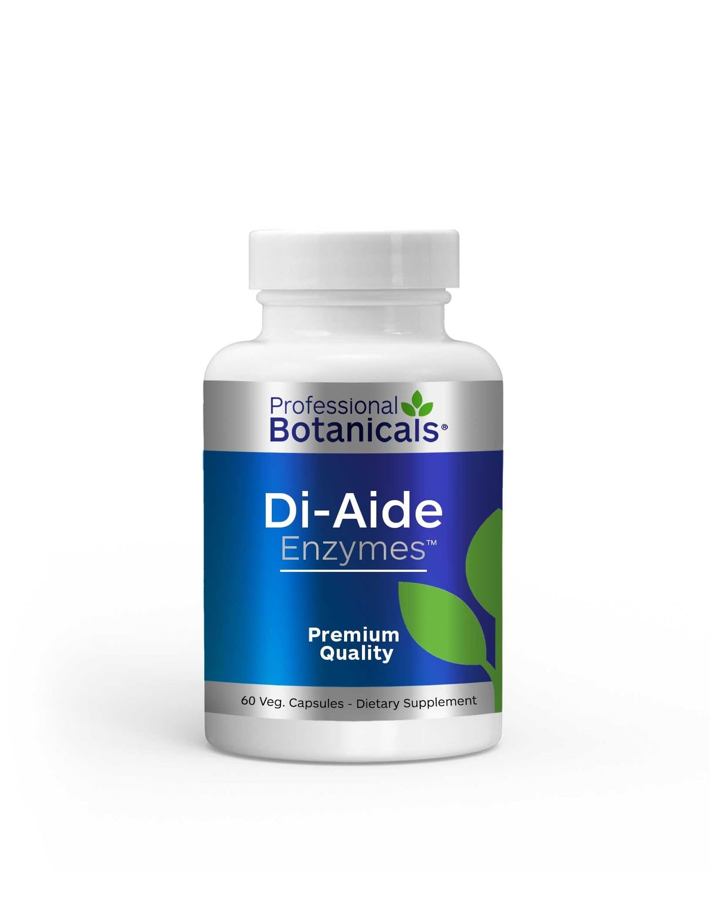DI-AIDE Enzymes – Advanced Digestive Support (Vegan, Non-GMO) 120 Caps