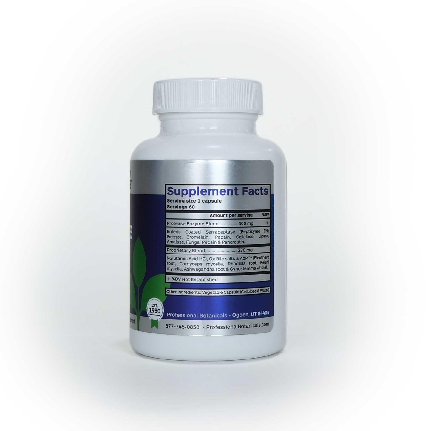 DI-AIDE Enzymes – Advanced Digestive Support (Vegan, Non-GMO) 120 Caps