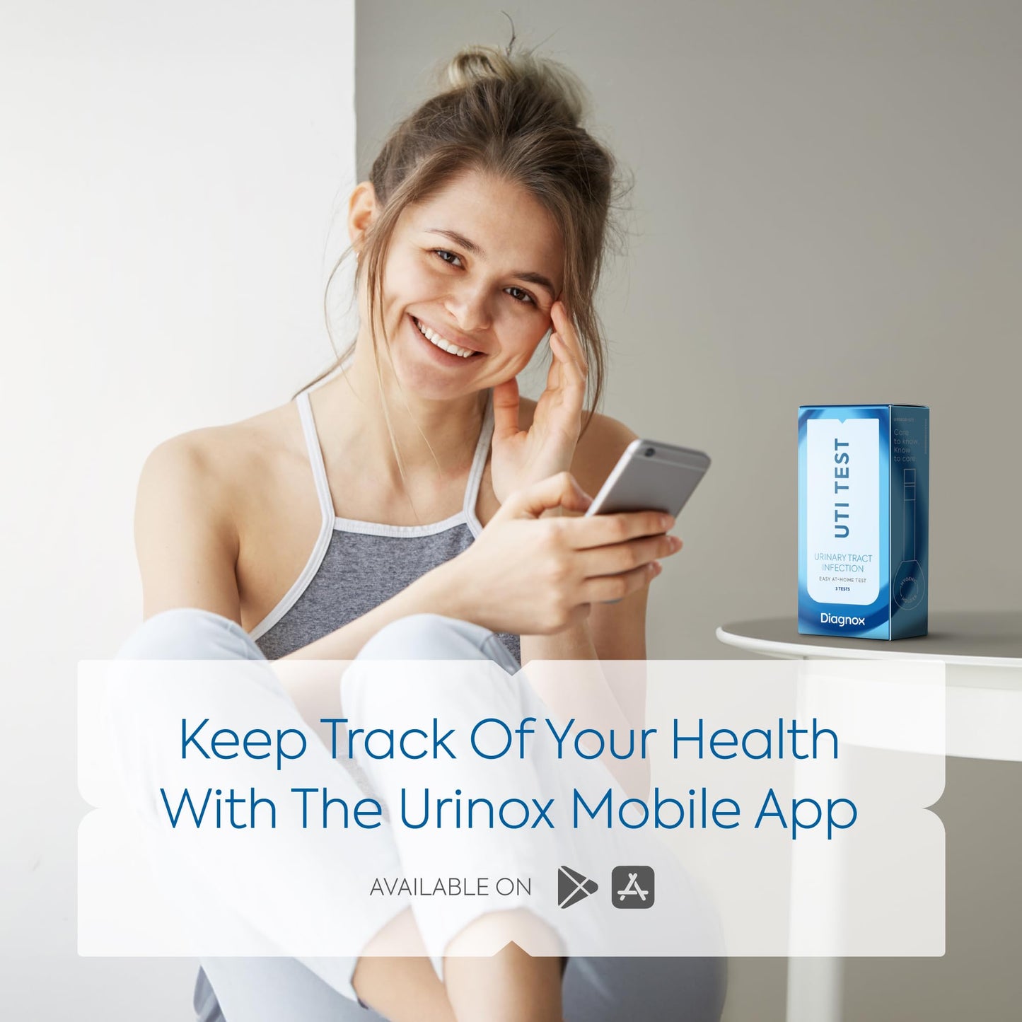 Diagnox UTI Test Strips – FDA-OTC Home UTI Test for Women | 3 Count