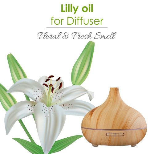 Lily (Lilium Auratum) Essential Oil - Pure & Natural Undiluted Oil, 30 ml | Aromatherapy & Therapeutic Grade