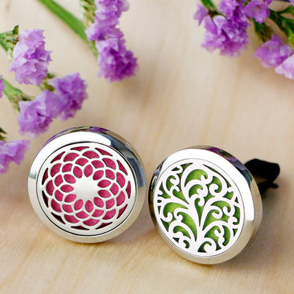 Car Diffuser Vent Clip - 2 Pack 30mm with 12 Felt Pads | Gift for Women & Men
