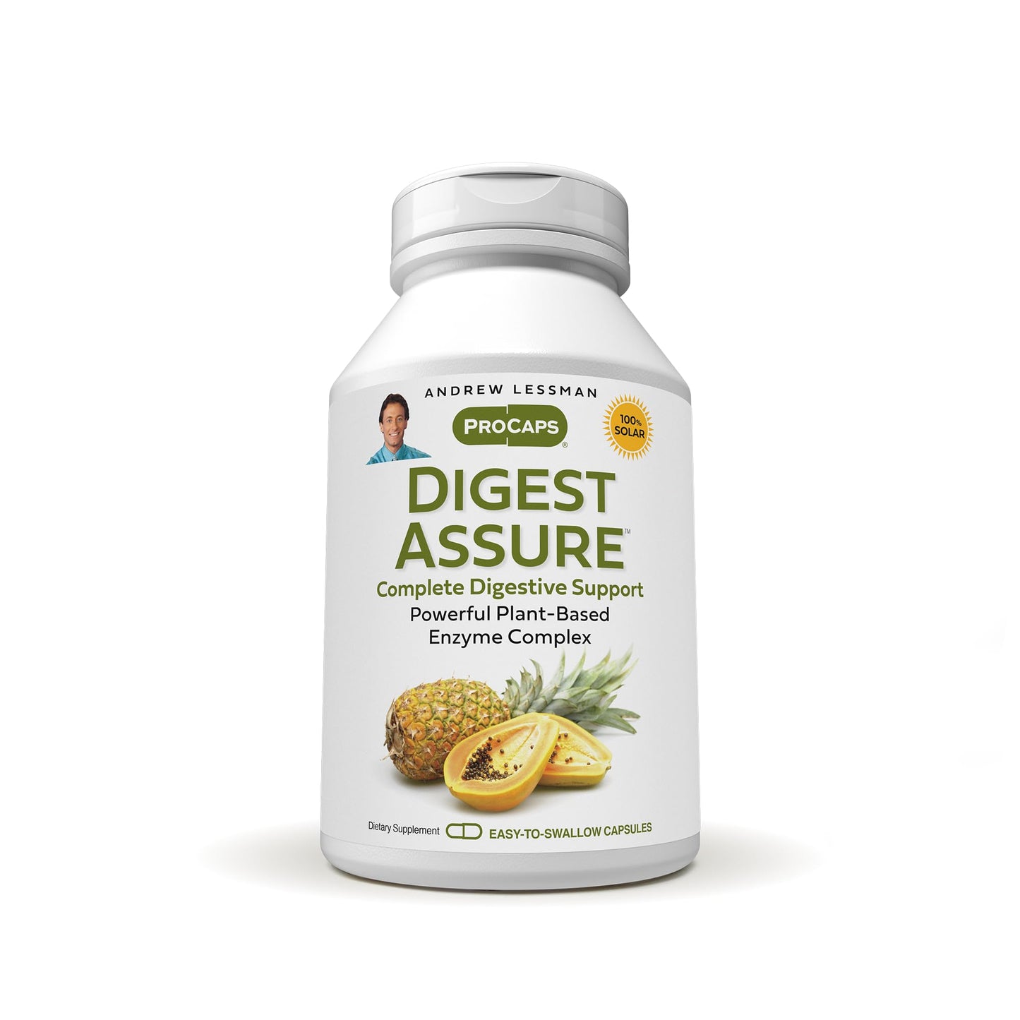 Digest Assure 360 Capsules by ANDREW LESSMAN — Vegetarian Enzyme Blend for Digestive Support