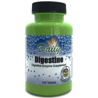Digestine Daily Digestive Enzymes | Mycozyme, Pancreatin, Papain & More | Daily Manufacturing