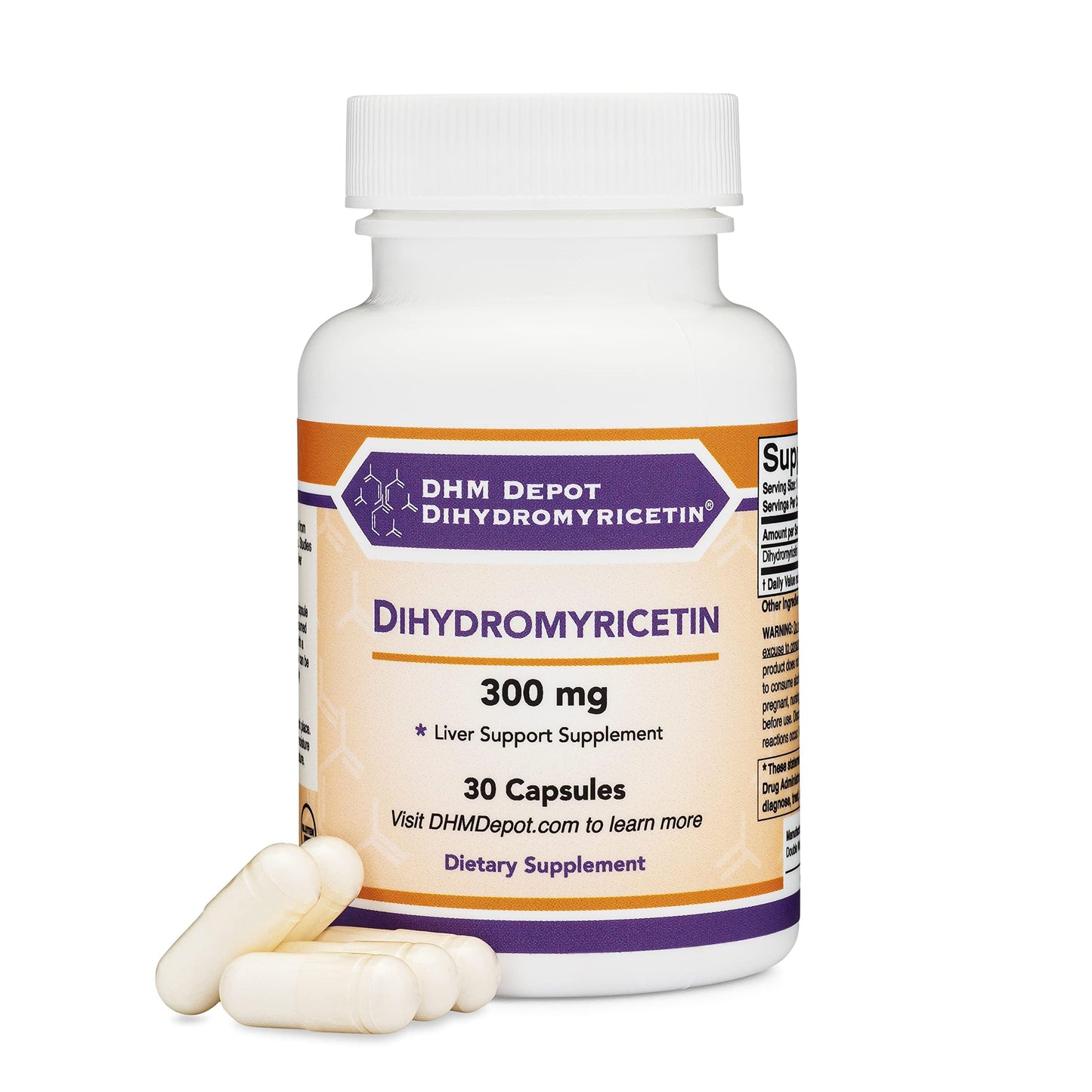 Dihydromyricetin (DHM) 300mg Liver Support – 30 Capsules | Hovenia Dulcis Extract