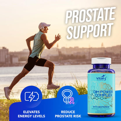 4-in-1 DIM Potent Complex 300mg - Estrogen Balance, Metabolism & Menopause Support | Bioperine, Calcium D-Glucarate & Broccoli Extract | 30 Servings