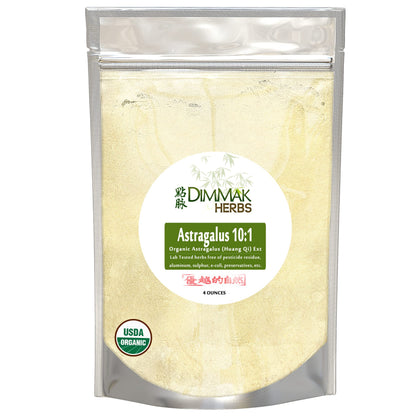 Dimmak Organic Astragalus 10:1 Extract Powder – Huang Qi 4oz (112g) | USDA Organic