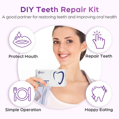 DIY Denture Kit - Full Top & Bottom Teeth - Functional