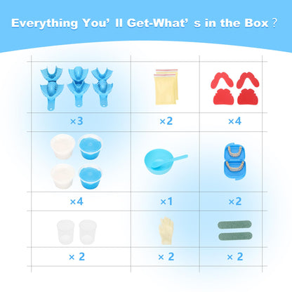 DIY Oral Care Kit at Home – 2 Full Custom Smile Sets
