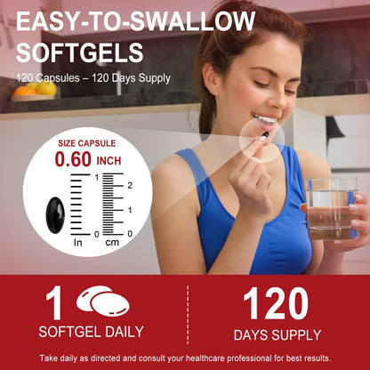 DLOMFVFQ 2 Pack Astaxanthin 12mg Softgels | Premium Antioxidant Support for Eyes, Skin, and Circulation