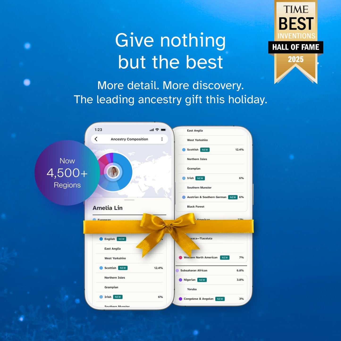 23andMe Health + Ancestry Service – Personal Genetic Test, Health Predispositions, Carrier Status, Wellness & Ancestry Reports