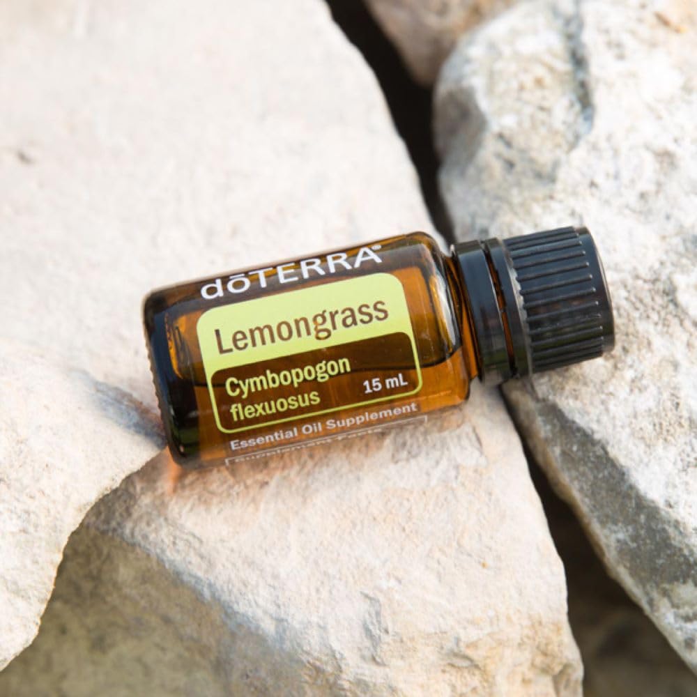 doTERRA Lemongrass Essential Oil 15 mL – Purifying & Uplifting