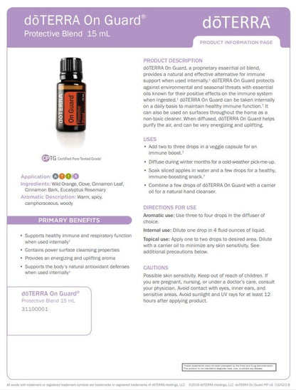 doTERRA On Guard Essential Oil Protective Blend - 15 ml