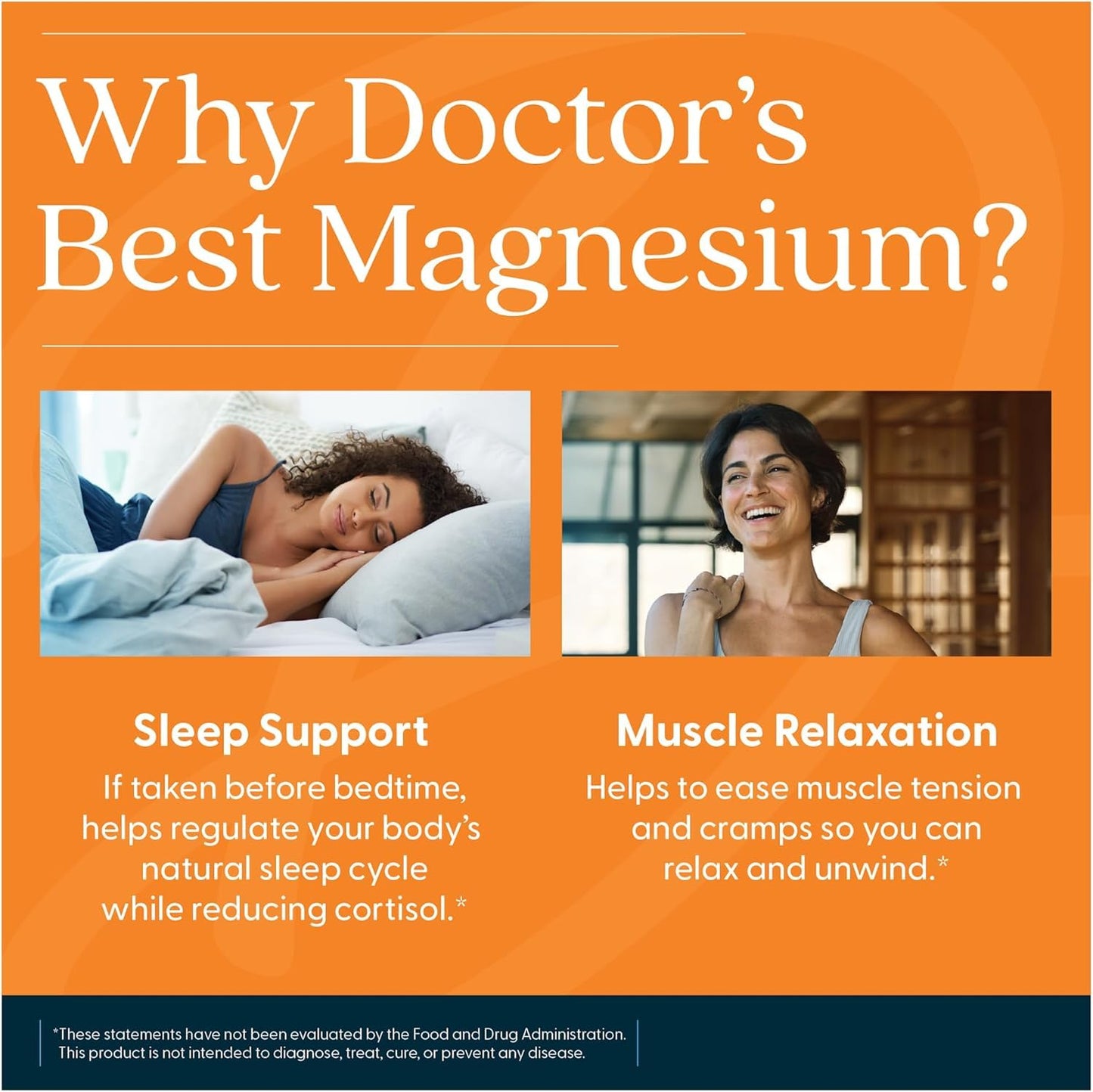Doctor’s Best High Absorption Magnesium Glycinate Lysinate – 200 mg, 120 Tablets | Sleep & Muscle Relaxation