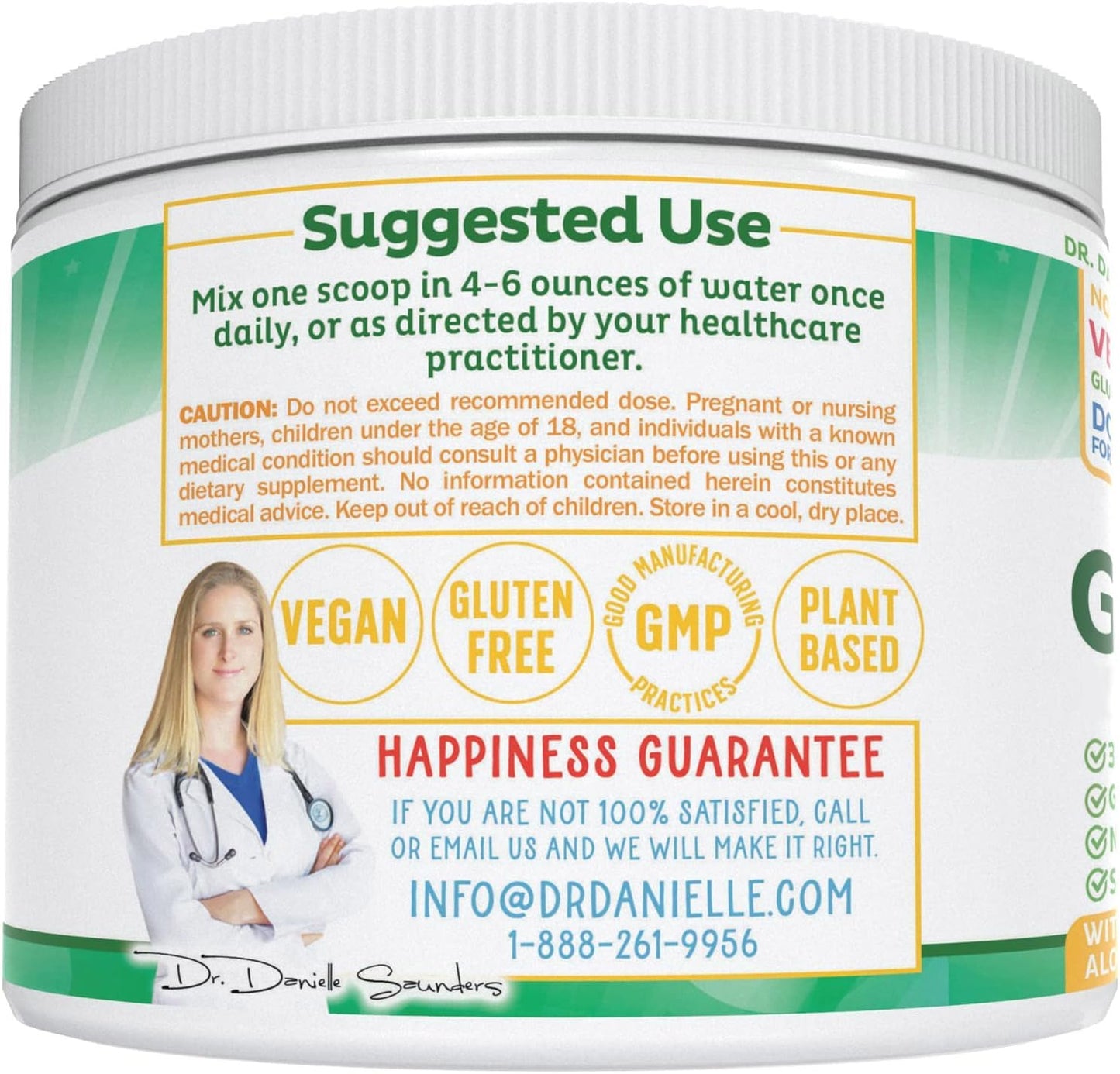 Doctor Danielle Gut Assist – Doctor Formulated Gut Lining & Digestive Support Powder