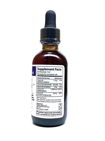 Vitamin B12 Complex Sublingual Drops – Fast Absorption, 2 fl oz (60 Day Supply)