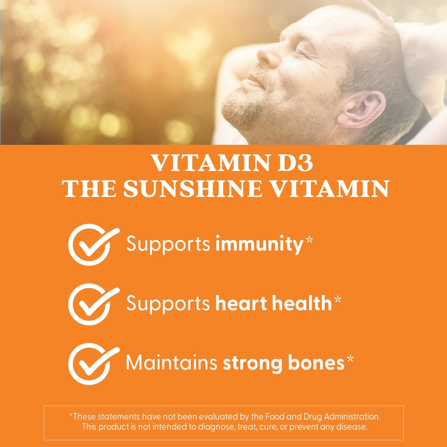 Doctor's Best Vitamin D3 2000 IU – Supports Heart, Bones & Immunity | 180 Veggie Softgels