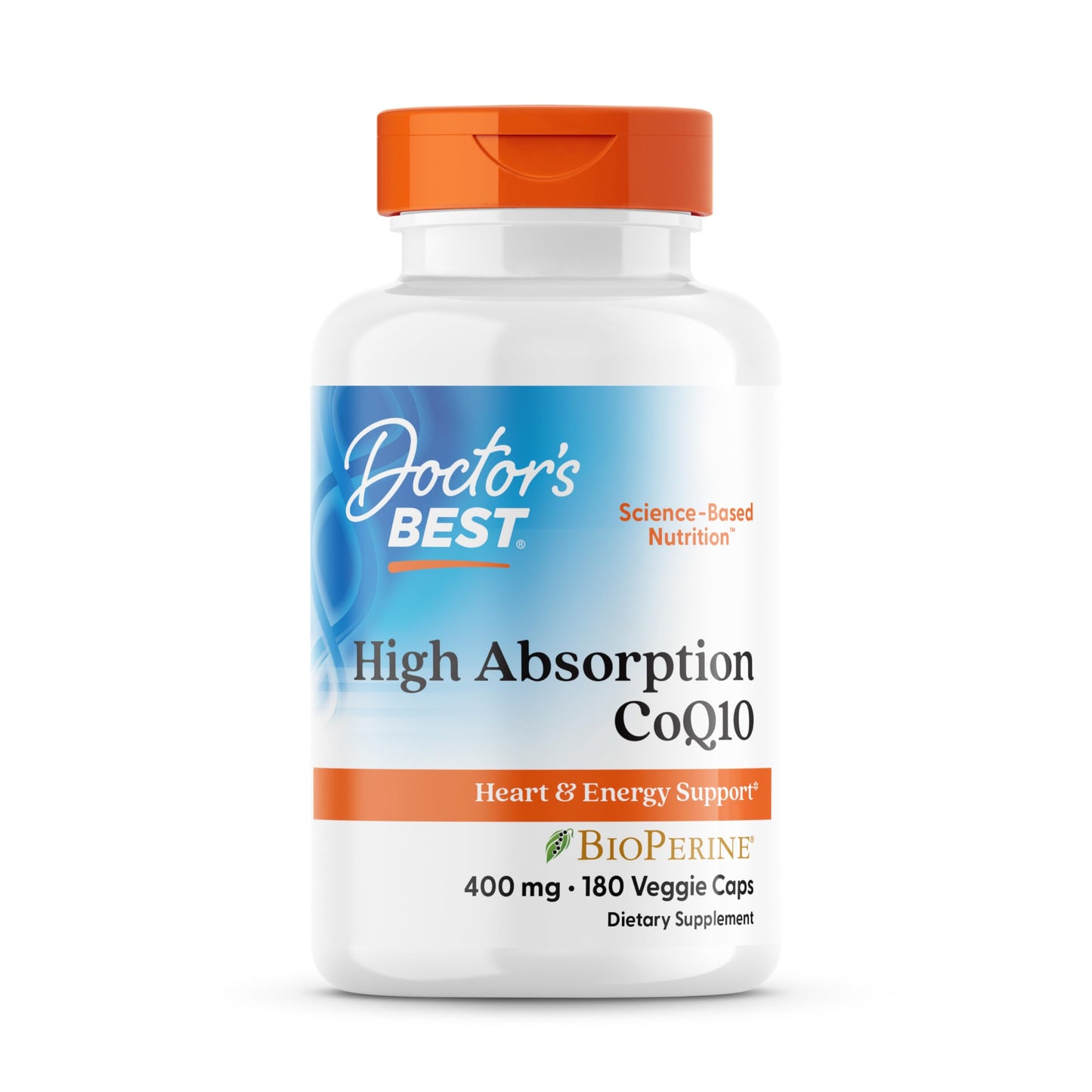 Doctor's Best High Absorption CoQ10 – Heart & Energy Support (Vegan)