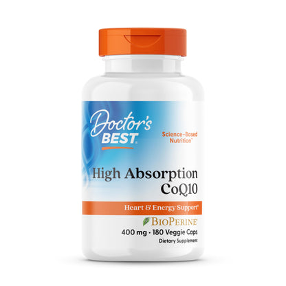 Doctor's Best High Absorption CoQ10 – Heart & Energy Support (Vegan)