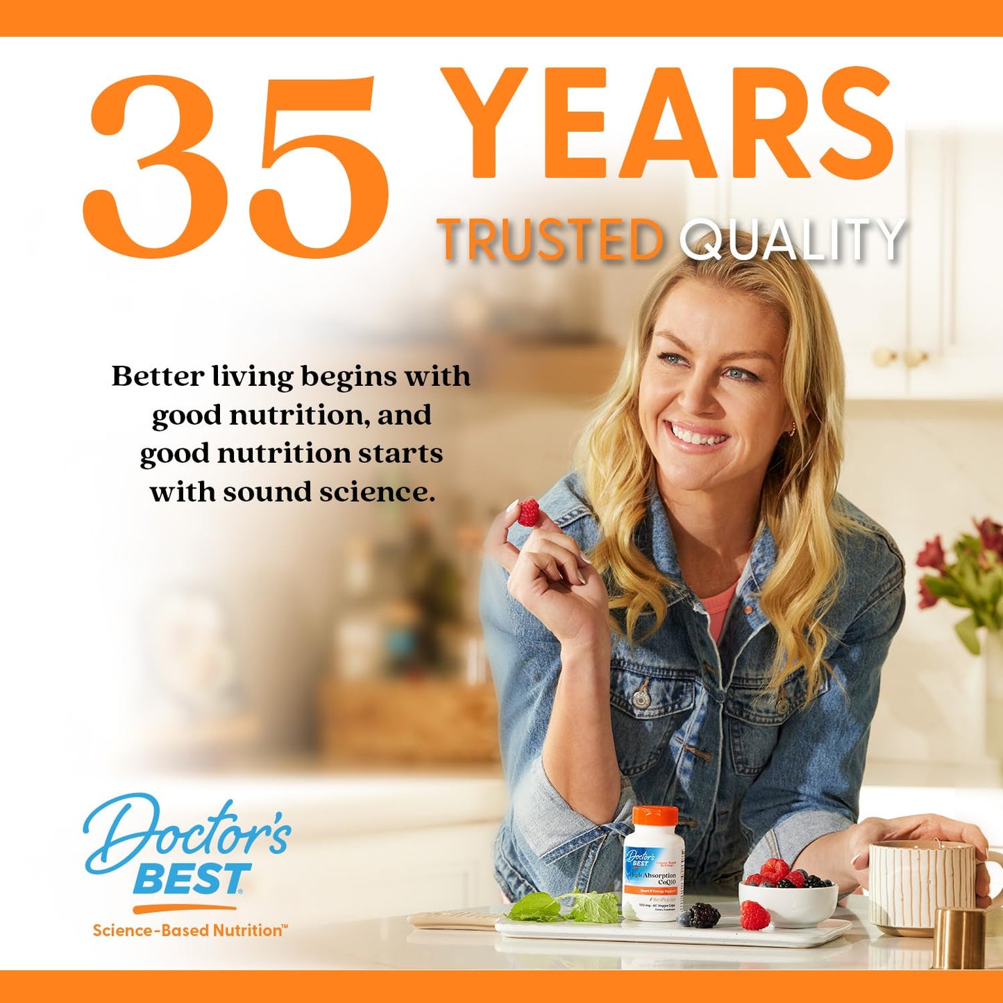 Doctor's Best High Absorption CoQ10 – Heart & Energy Support (Vegan)