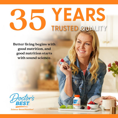 Doctor's Best High Absorption CoQ10 – Heart & Energy Support (Vegan)